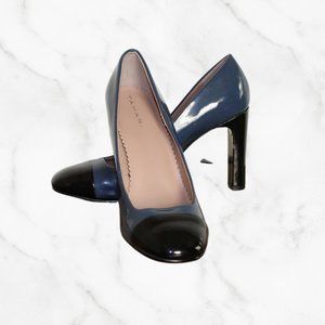 Tahari Blue & Black Heels